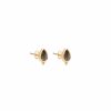 Boucles D'Oreilles Femme L'Atelier d'Amaya | Boucles D'Oreilles Puces Goutte Labradorite Plaqu Or