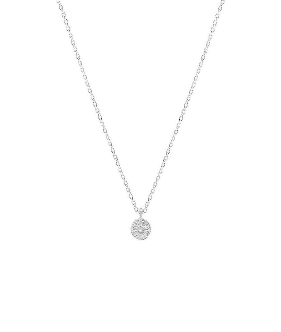 Colliers Femme L'Atelier d'Amaya | Collier Cha Ne Et Petite M Daille Fleur Argent 925